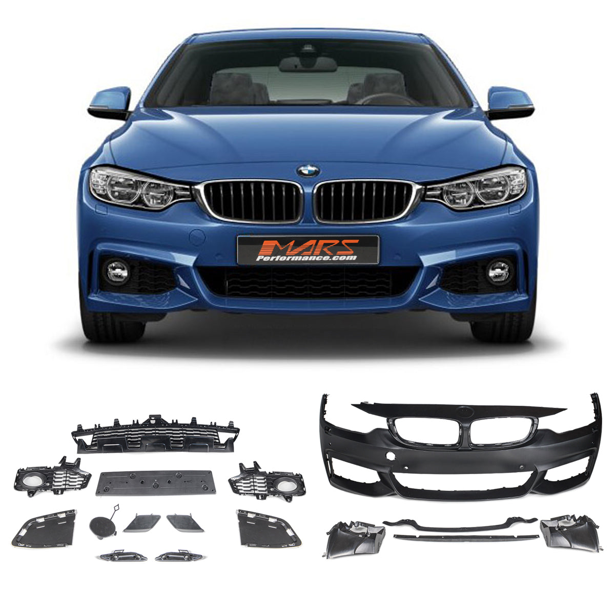 M Sport Front Bumper Bar Bodykit For BMW 4 Series F32 F33 F36 2013 20 m-sport-front-bumper-bar-bodykit-for-bmw-4-series-f32-f33-f36-2013-20