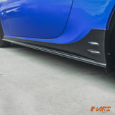 Carbon Fibre Print Side Skirts Lip Spoiler for TOYOTA 86 GT GTS & Subaru BRZ & STi S Pack 2016-2021