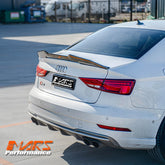 PSM Style Carbon Fibre Rear Trunk Lip Spoiler Bodykit for AUDI A3 S3 RS3 8V 4 Doors Sedan 2013-2020