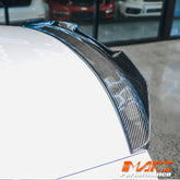 PSM Style Carbon Fibre Rear Trunk Lip Spoiler Wing Bodykit for AUDI A4 S4 B9 4 Doors Sedan 2016-2024