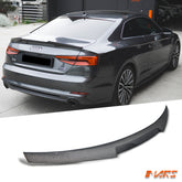FloKraft Carbon Fibre Rear Trunk Lip Spoiler Wing Bodykit for AUDI A5 S5 F5 2016-2024 Coupe