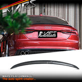 Carbon Fibre Rear Trunk Lip Spoiler Wing Bodykit for AUDI A5 S5 F5 2016-2024 Sedan