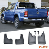 Complete front and rear Mud Guard Flaps Bodykit for Volkswagen VW Amarok 2H 2011-2020