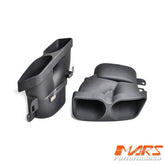 Brabus Style Exhaust Muffler Tips for Mercedes-Benz C-Class W205 C205 & E-Class W213 Rear Bumper Diffuser Bodykit