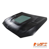 MARS Fibreglass Bonnet Hood with Glass for Mercedes-Benz AMG C63-S A205 C205 S205 W205