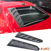 Rear Side Window Louvers Cover Vent Spoiler Bodykit for Chevrolet Camaro 2SS Bodykit 2016-2022