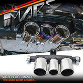 Type R Style Muffler Exhaust & Tips for Honda Civic FC Sedan 1.8 Engine 2016-2021