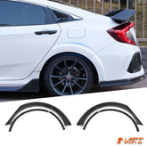 TYPE R Style Rear Fender Guard wheel Arch Flares Bodykit for Honda Civic FC Sedan BodyKits 2016-2021