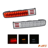 Crystal Clear Full LED Tail lights for Nissan Cube 2002-2008 Z11 BGZ11 BNZ11 BZ11
