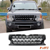 Gloss Black Discovery 4 Style Front Bumper Bar Grille Grill Bodykit for LAND ROVER Discovery 3 L319