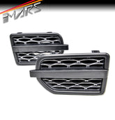 Matt Gray Side Fender Air Vents Grille Grill Bodykit for LAND ROVER DISCOVERY 4 L319 2009-2016