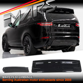 Gloss Black Rear Tail Gate Center Number plate Base Bodykit for LAND ROVER DISCOVERY L462 Series-5 2017-2020