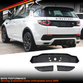 Gloss Black Dynamic Style Side Fender Vents & Number Plate Holder for LAND ROVER Discovery Sport L550 2015-2019