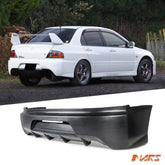 EVO IX Style Plastic Rear Bumper bar for Mitsubishi LANCER EVOLUTION EVO 7 8 9 Sedan