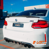 M4 Style Carbon Fibre Rear Trunk Lip Spoiler Wing Bodykit for BMW 2-Series F22 Coupe & F87 M2 M2C 2014-2021