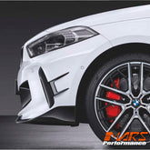 Gloss Black Performance Aero DYNAMIC Bumper Canard Splitters for BMW 1 Series F40 2019-2024