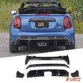 JCW Style Rear Bumper bar Bodykit with Diffuser for Mini Cooper F56 Hatch & F57 Convertible 2020-2023