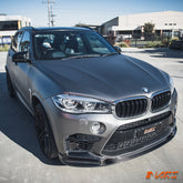 3D Design Style Carbon Fibre Front Bumper Bar Lip Spoiler Bodykit for BMW F85 X5M & F86 X6M