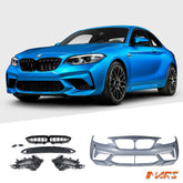 M2 Competition M2C Style Front Bumper bar & Grill Bodykit for BMW F87 M2 2016-2021