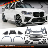 F95 X5M Style Front Bumper bar & Arch Flares Bodykit for BMW G05 X5 Pre LCI 2018-2023