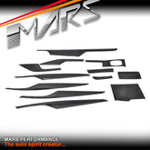 Real Carbon Fibre RHD Interior Dash Trim & Door Handle Covers for BMW 5 Series G30 G31 PRE LCI 2017-2020