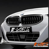 M Performance Style Dry Carbon Fibre Front Bumper Bar Grill Cover Trim Bodykit for BMW 2 Series G42 2021-2024