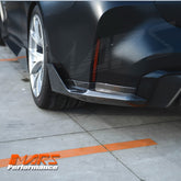 M Performance Style Dry Carbon Fibre Rear Bumper Bar Replacement Side Splitters for BMW G82 G83 M4
