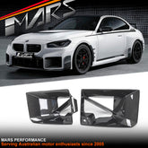 M Performance Style Dry Carbon Fibre Front Bumper Bar Air intake Vents Bodykit for BMW G87 M2 2023-2025
