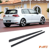 GTi Style Lower Side Skirt bottom lips Bodykit for VolksWagen VW Golf VII 7 & 7.5 Hatch 2013-2020