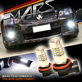 MARS Projector Super Bright LED SMD Bumper Bar Driving Fog Lights Bulbs for Holden Commodore VE Series 1