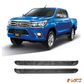 Foot Rest Running Boards Side Step Nerf Bar Bodykit for Toyota Hilux Revo Rcooc & TRD 2015-2024 Dual Cab