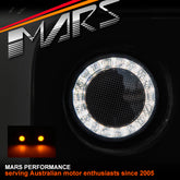 Smoked LED Halo Front Indicator Turn Signal Lights for Suzuki Jimny GJ JJ 2019-2024