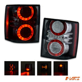 Black LED Tail lights for Land Rover Range Rover & Vogue L322 2006-2012, including Autobiography
