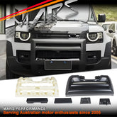 Matt Black Front Bumper Grill Guard Bull Bar A Frame Protection for Land Rover Defender L663 90 110 130 2020-2024