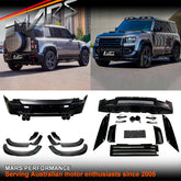 Full Bodykit Lummar Style Front & Rear bumper & Grill & Vents for Land Rover Defender L663 2020-2024