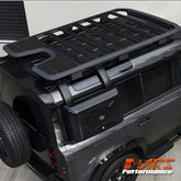 Matt Black Roof Expedition Rack kit for Land Rover Defender L663 110 2020-2024