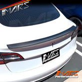 Blade Carbon Fibre Rear trunk boot lip Spoiler Wing for Tesla Model 3 2019-2023