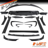 Carbon Print Aero DYNAMIC Bumper Splitters Lip Spoiler & Diffuser BodyKit for Tesla Model Y