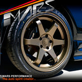 MARS MP-37 4x 18 Inch Matt Bronze JDM STAG Alloy Wheels Rims 5 x 114.3