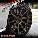MARS MP-MS Matt Bronze 4x 19 Inch Deep Concave Stag Alloy Wheels Rims 5x120