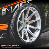 MARS MP-MS Hyper Silver 4x 20 Inch Deep Concave Stag Alloy Wheels Rims