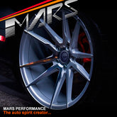 MARS MP-RH Silver 20 Inch Deep Concave Stag Alloy Wheels Rims
