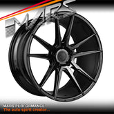 MARS MP-RH Gloss Black 4x 20 Inch Deep Concave Stag Alloy Wheels Rims 5x120