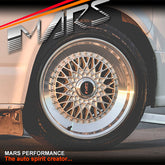 MARS MP-RS 18 inch Flash Silver Mesh Face with Polished lip Alloy Wheels Rims