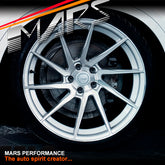 MARS MP-T2 Silver 4x 20 Inch Twist Concave Stag Alloy Wheels Rims 5x120