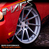 MARS MP-T2 Silver 4x 20 Inch Twist Concave Stag Alloy Wheels Rims 5x114.3