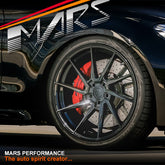 MARS MP-T2 Gloss Black 4x 20 Inch Twist Concave Stag Alloy Wheels Rims 5x114.3