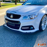 MARS Matt Black Front Bumper Bar Lip Spoiler for Holden Commodore VF Series 1 SS SS-V SV6 BodyKit