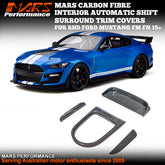 FloKraft Carbon Fibre Interior Automatic Shift Surround Trim Covers for FORD Mustang FM FN 2015-2022