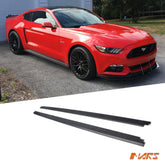 RTR Style Lower Side Skirts Lip Spoiler Bodykit for Ford Mustang FM FN 2015-2023